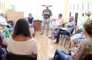 Кроме того, обучение с волонтерами провели иностранные специалисты - угнетение Кабелкайте и Татьяна Вером